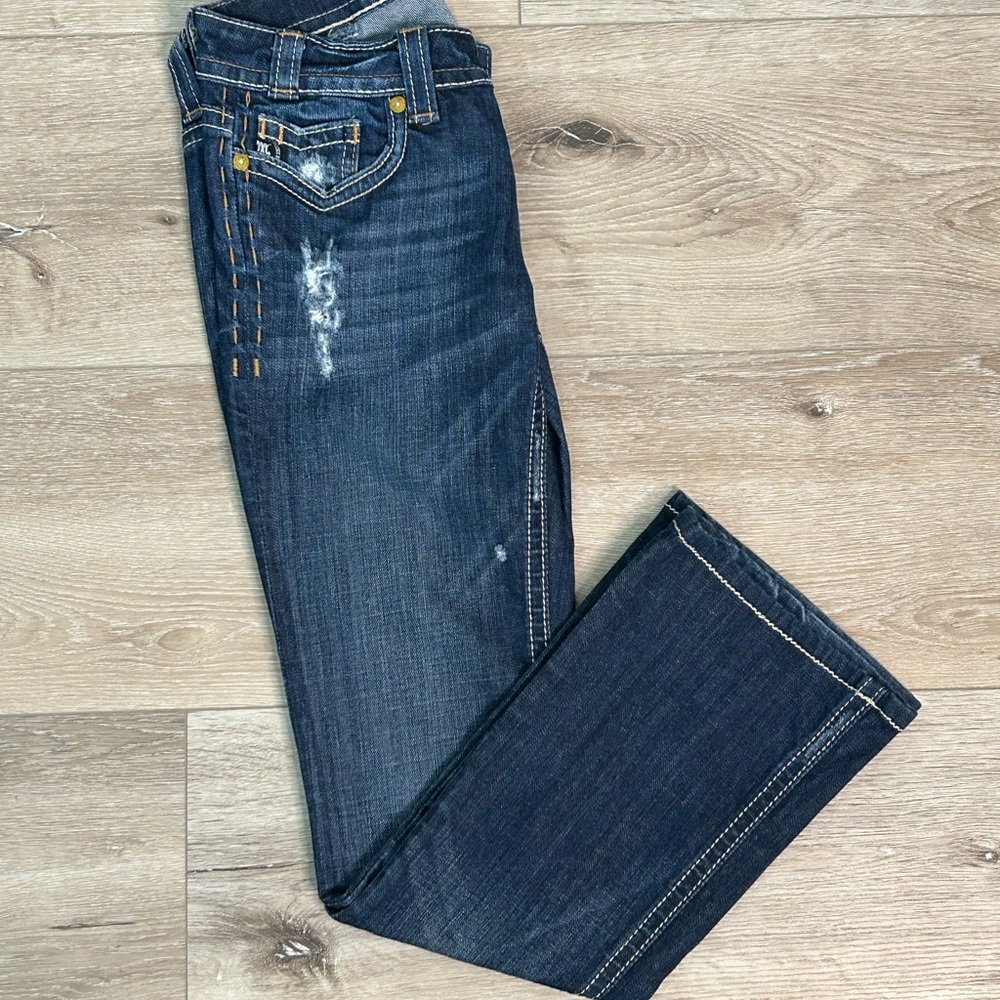 Mek Denim Dark Blue Women's Boot Cut Jeans